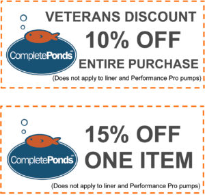 Store Coupons - Complete Ponds